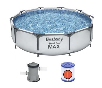 მრგვალი კარკასული აუზი BestWay 56408