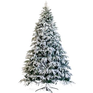 დათოვლილი შერეული სილიკონის ნაძვის ხე SP604SNOW. 240სმ