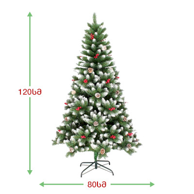 ნაძვის ხე პრაღა 120 სმ (CS-120)