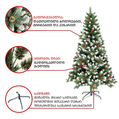 ნაძვის ხე პრაღა 200 სმ (CS-200)