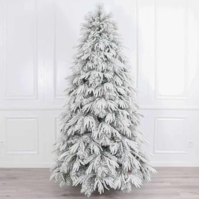 დათოვლილი სილიკონის ნაძვის ხე 240 სმ - ZK03