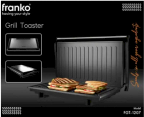 ტოსტერი გრილი Franko FGT-1207 1000W